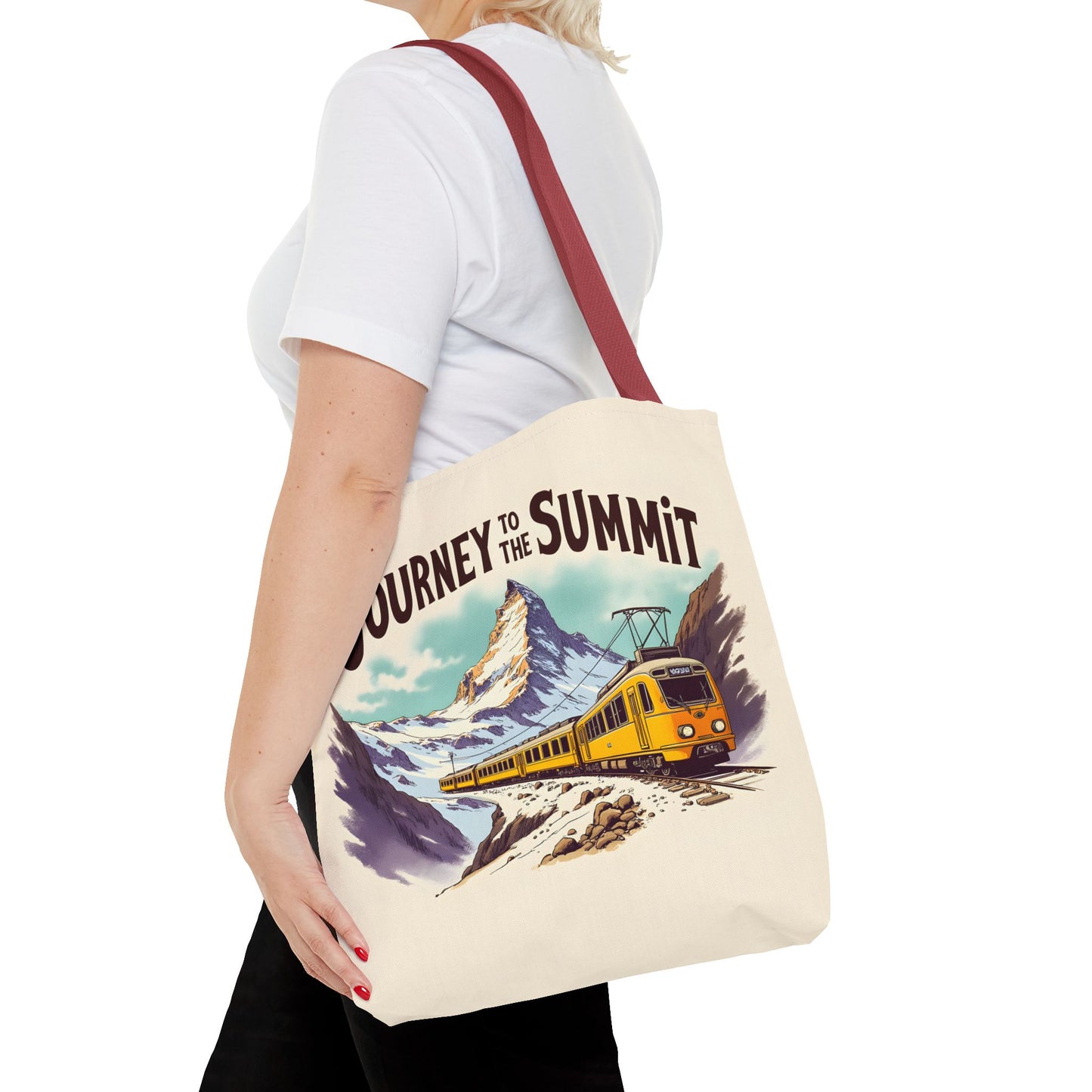 Journey to the summit Tote Bag (AOP) - StyleMZ