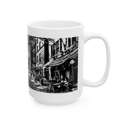 Brooklyn Ceramic Mug, (11oz, 15oz) - StyleMZ