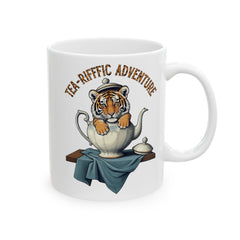 Korea -  Tea-riffic adventure Ceramic Mug, (11oz, 15oz)  - StyleMZ