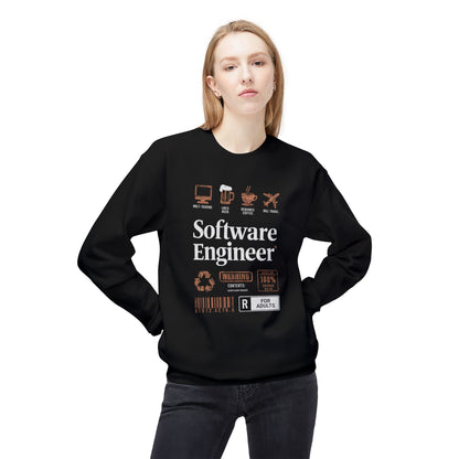 Korea -  Software Engineer Unisex Midweight Softstyle Fleece Crewneck Sweatshirt  - StyleMZ