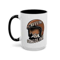 Korea -  Caffein $ Gasoline Accent Coffee Mug (11, 15oz)  - StyleMZ