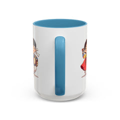 Korea -  Dance of joy Accent Coffee Mug (11, 15oz)  - StyleMZ