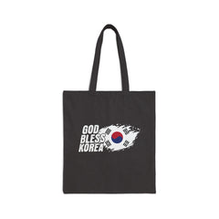 Bolsa de lona de algodón con el mensaje "Dios bendiga a Corea" - Corea - StyleMZ 