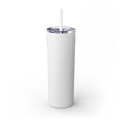 Classic Tech Skinny Tumbler with Straw, 20oz - StyleMZ