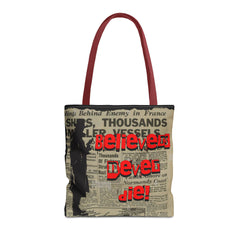 Korea -  Believers never die Tote Bag (AOP)  - StyleMZ