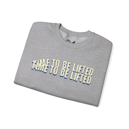 Time to be lifted Unisex Heavy Blend™ Crewneck Sweatshirt - StyleMZ - Stylemz