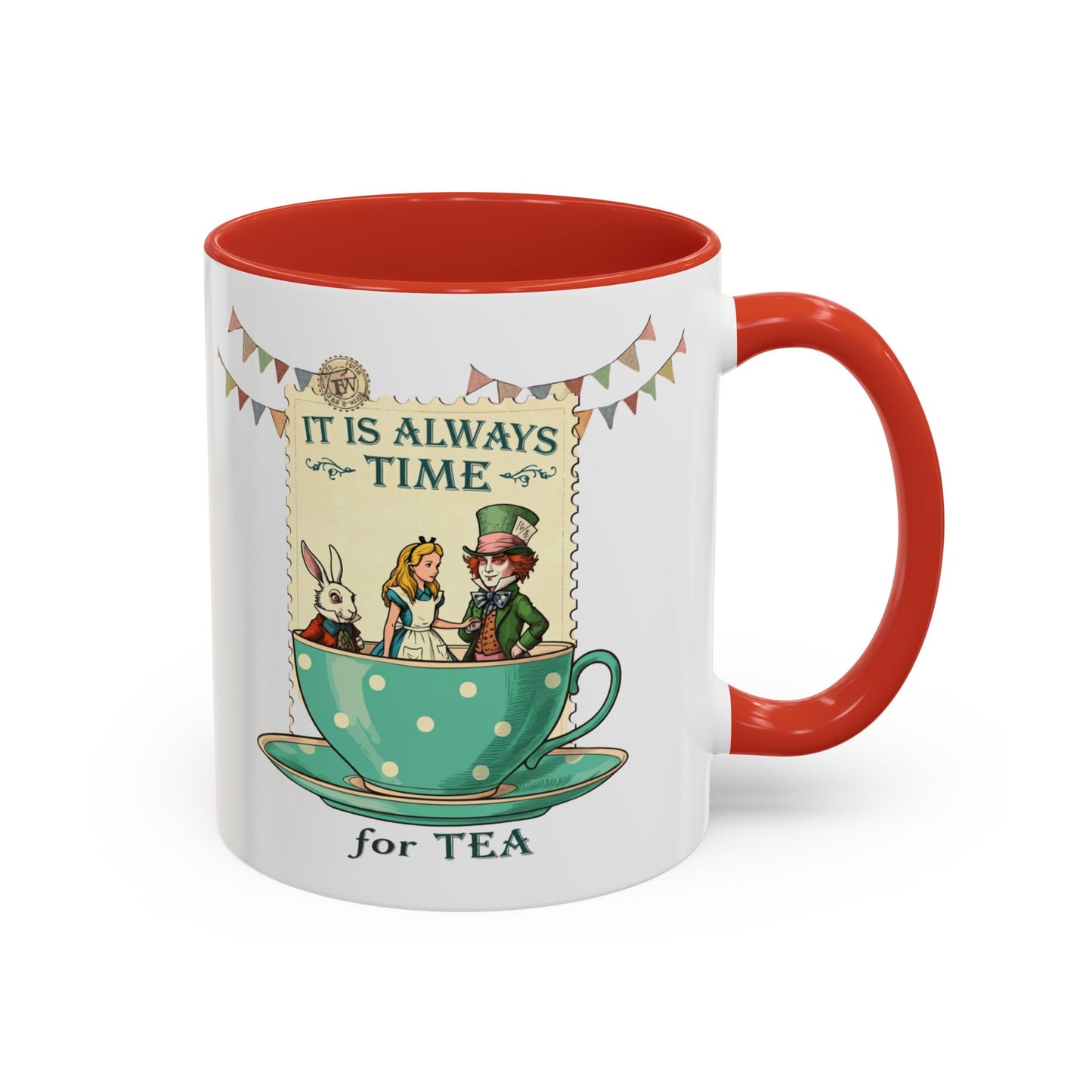 It is always time for tea Accent Coffee Mug (11, 15oz) - StyleMZ