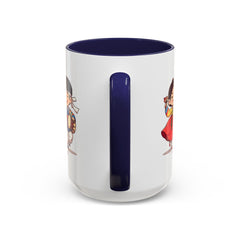 Korea -  Dance of joy Accent Coffee Mug (11, 15oz)  - StyleMZ