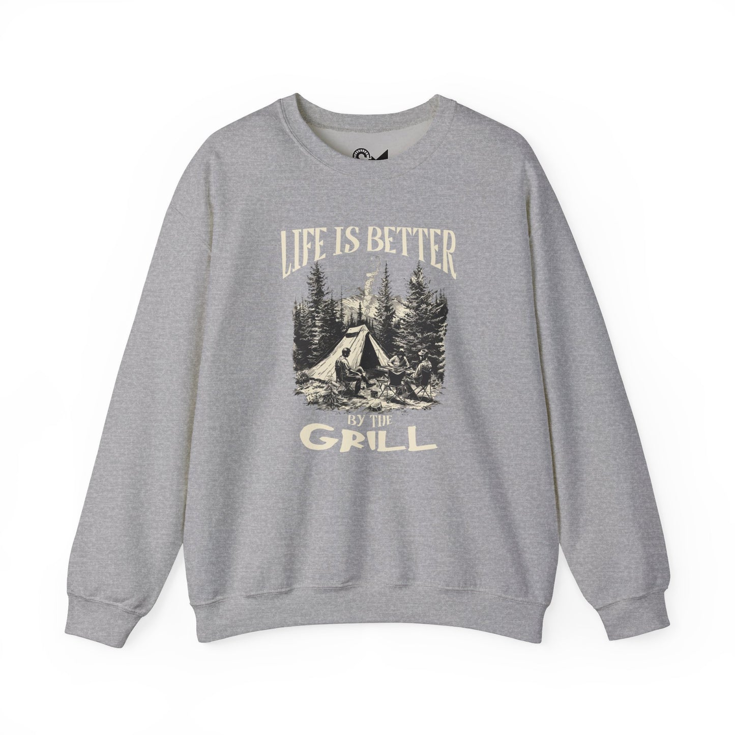 Life is better Unisex Heavy Blend™ Crewneck Sweatshirt - StyleMZ