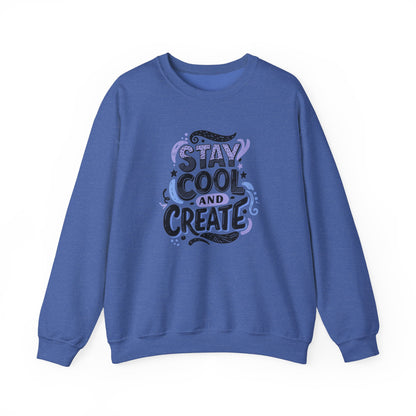 Stay cool Unisex Heavy Blend™ Crewneck Sweatshirt - Stylemz