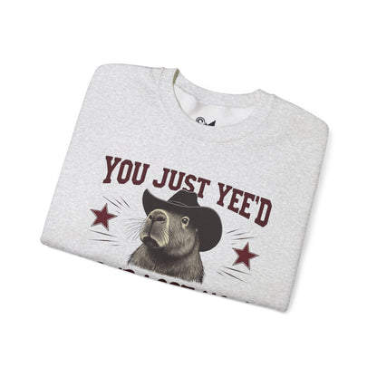 YOU JUST YEE'D YOUR LAST HAW Unisex Heavy Blend™ Crewneck Sweatshirt - StyleMZ