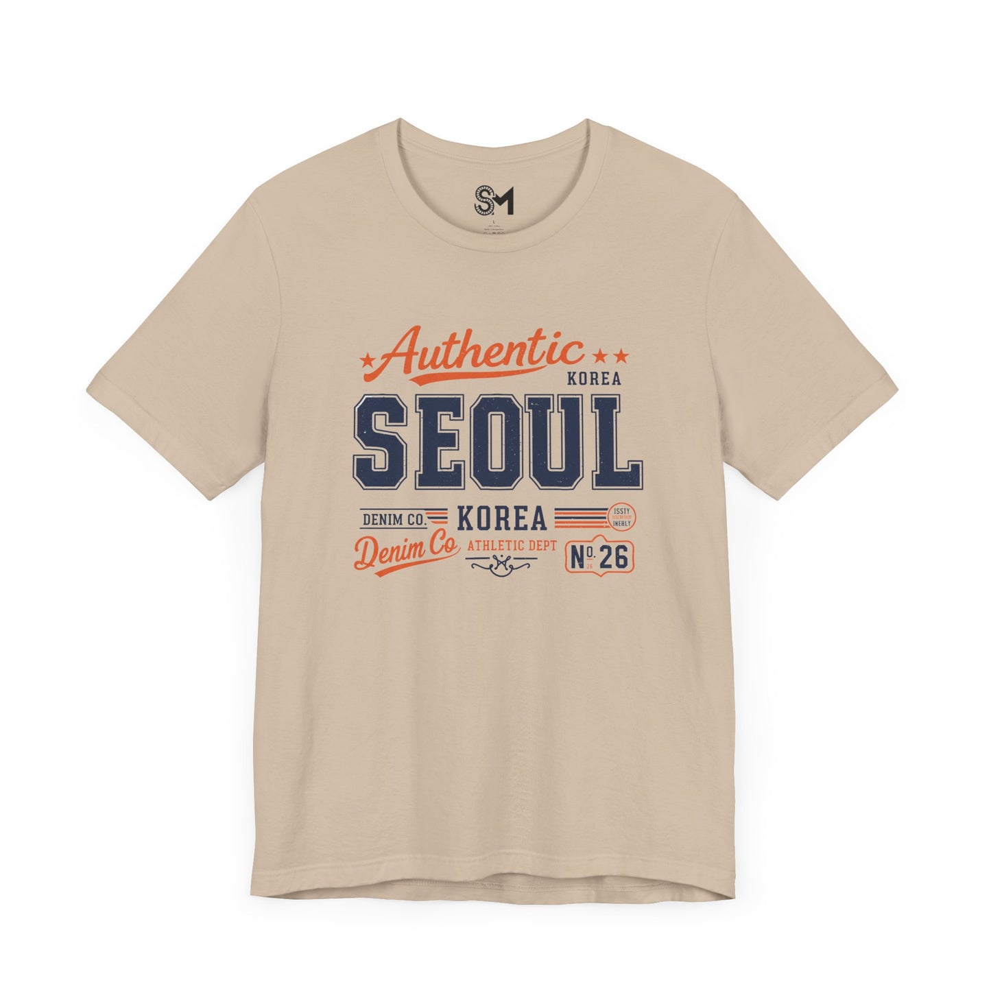 SEOUL KOREA Athletic Dept. Unisex Jersey Short Sleeve Tee