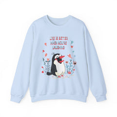 Korea -  Life is better when you're laughing Unisex Heavy Blend™ Crewneck Sweatshirt  - StyleMZ