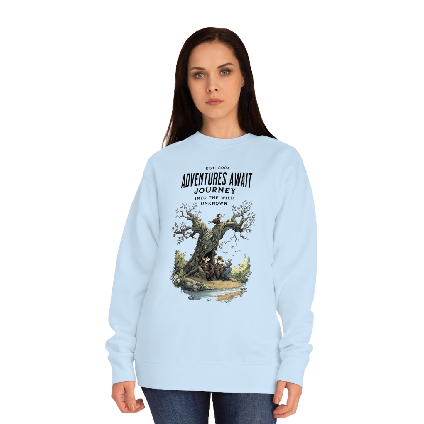 Korea -  Journey into the Wild Unknown Unisex Crew Sweatshirt  - StyleMZ