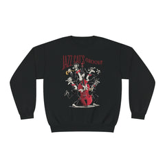 Korea -  Jazz cat's groove Unisex NuBlend® Crewneck Sweatshirt  - StyleMZ