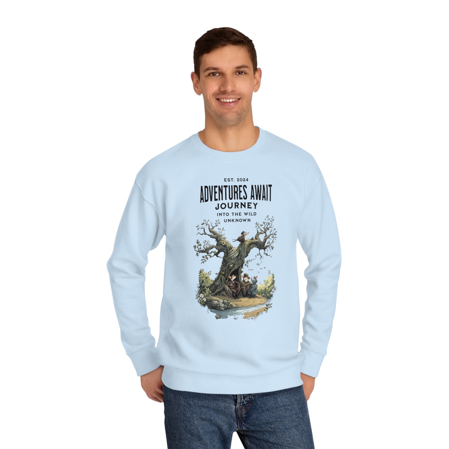 Korea - Journey into the Wild Unknown Unisex Crew Sweatshirt - StyleMZ - Stylemz