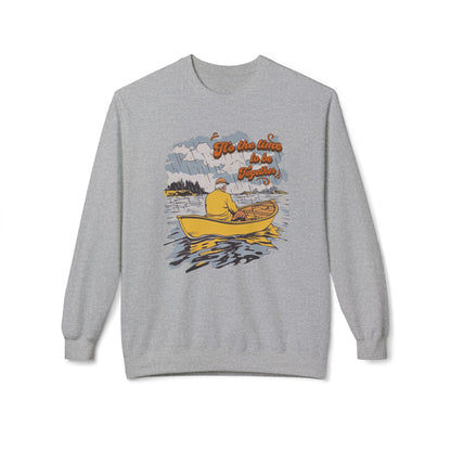 Korea -  Time to be together Unisex Midweight Softstyle Fleece Crewneck Sweatshirt  - StyleMZ