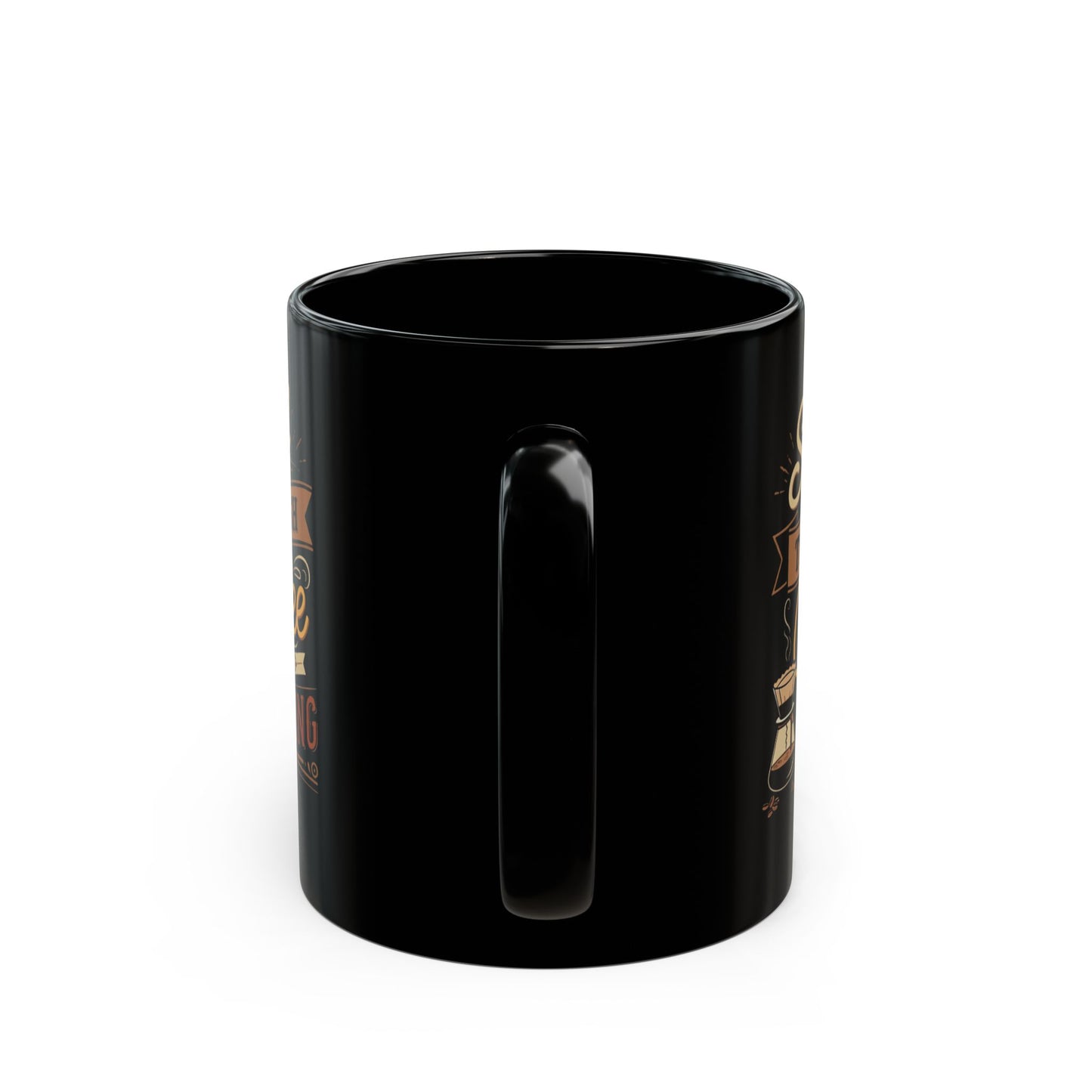 Smell the fresh coffee Black Mug (11oz, 15oz) - StyleMZ