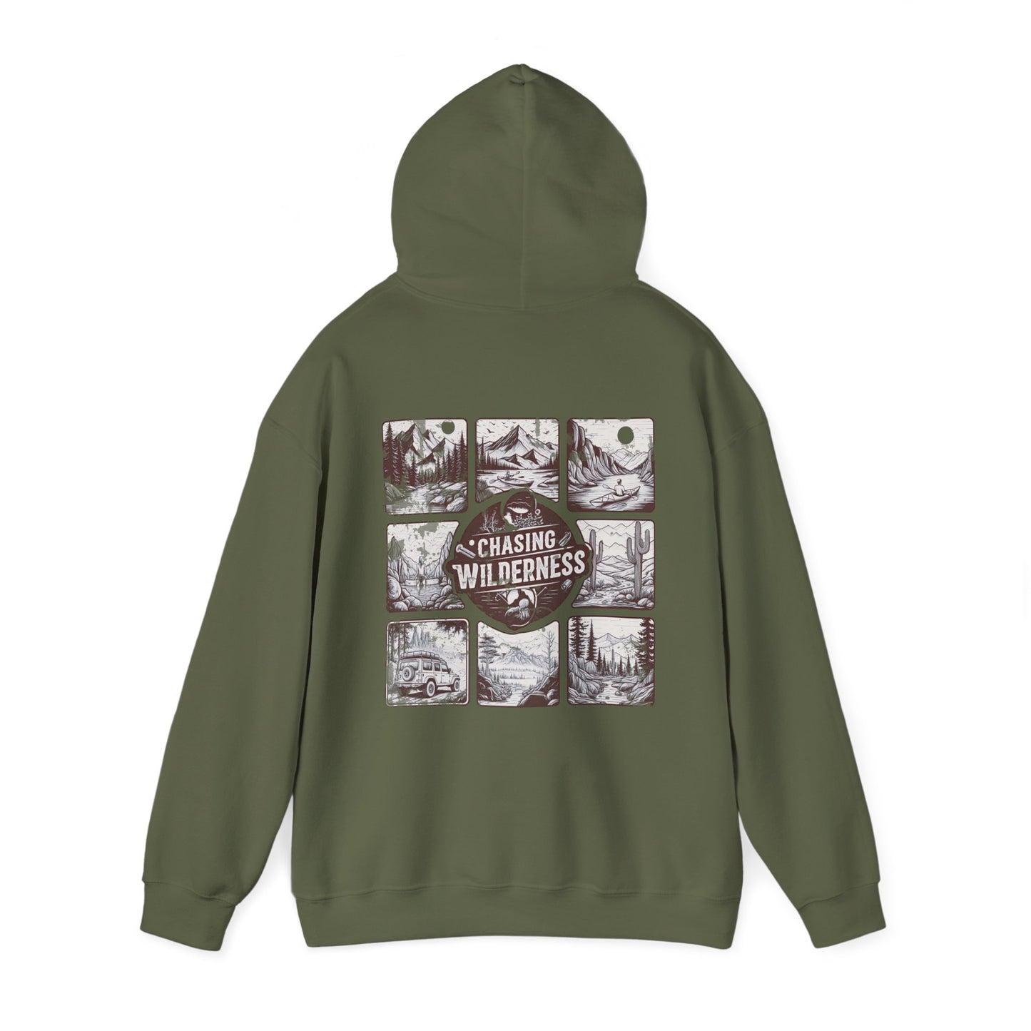 Chasing Wilderness Unisex Heavy Blend™ Hooded Sweatshirt - StyleMZ