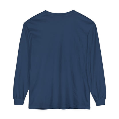 Korea -  Driving Unisex Garment-dyed Long Sleeve T-Shirt  - StyleMZ