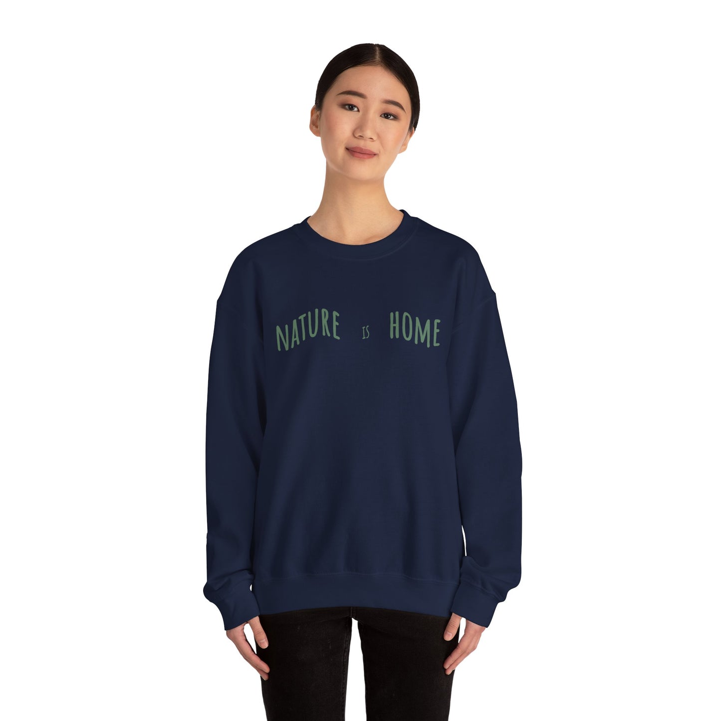 Nature is home Unisex Heavy Blend™ Crewneck Sweatshirt - StyleMZ