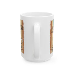 Taza de cerámica "Corea, es hora del café" (11 oz, 15 oz) - StyleMZ 