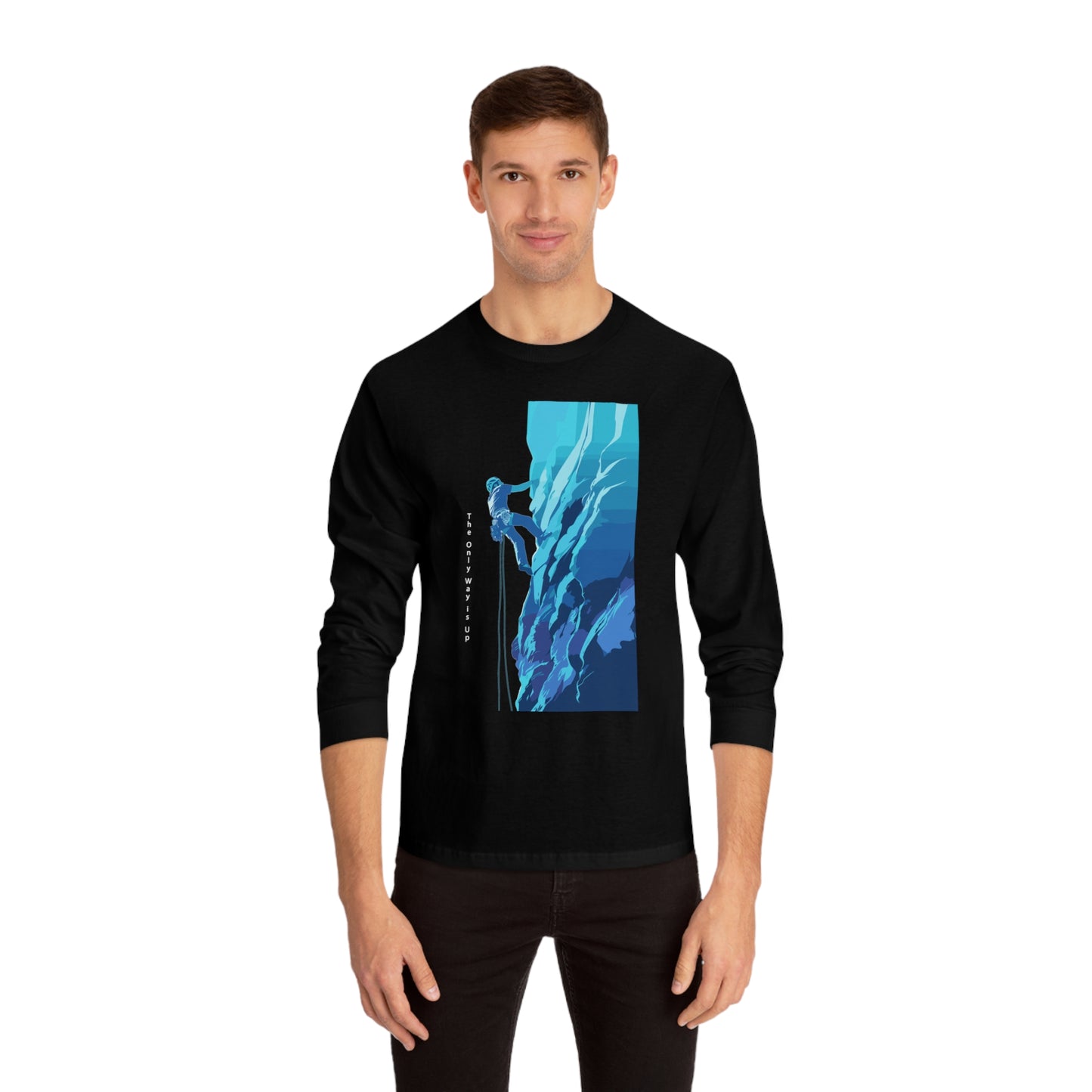 Korea -  The only way is up Unisex Classic Long Sleeve T-Shirt  - StyleMZ