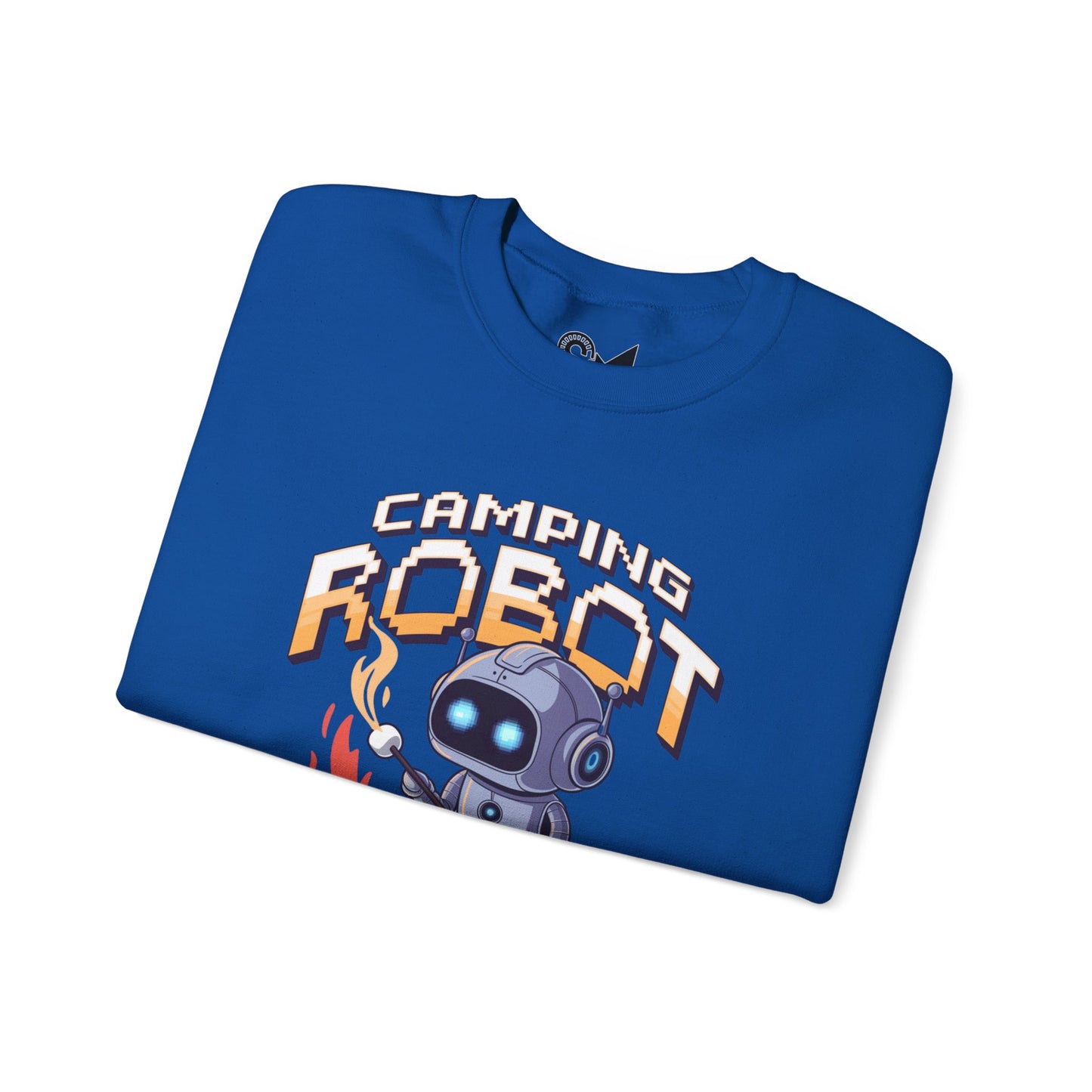 Camping robot Unisex Heavy Blend™ Crewneck Sweatshirt - StyleMZ