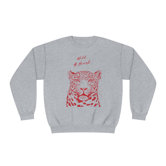 Korea -  Wild at heart Unisex NuBlend® Crewneck Sweatshirt  - StyleMZ