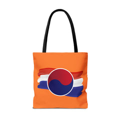 Korea -  Korean flag Tote Bag (AOP)  - StyleMZ