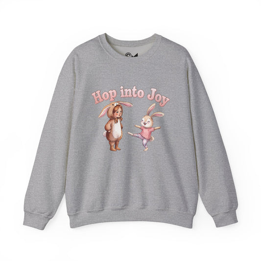 Hop Into Joy Unisex Heavy Blend™ Crewneck Sweatshirt - StyleMZ - Stylemz