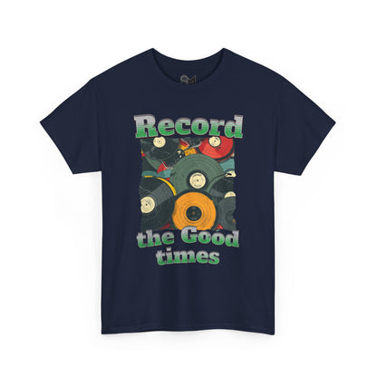 Record the good times Unisex Heavy Cotton Tee - StyleMZ