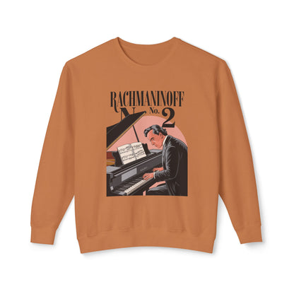 Korea -  Rachmaninoff No. 2 Unisex Lightweight Crewneck Sweatshirt  - StyleMZ