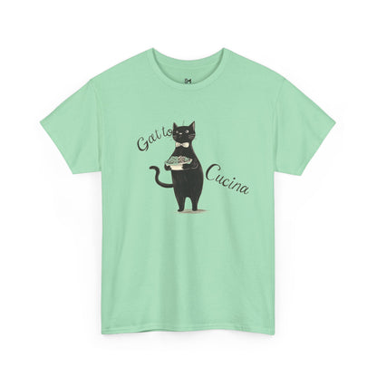 Gatto e Cucina Unisex Heavy Cotton Tee