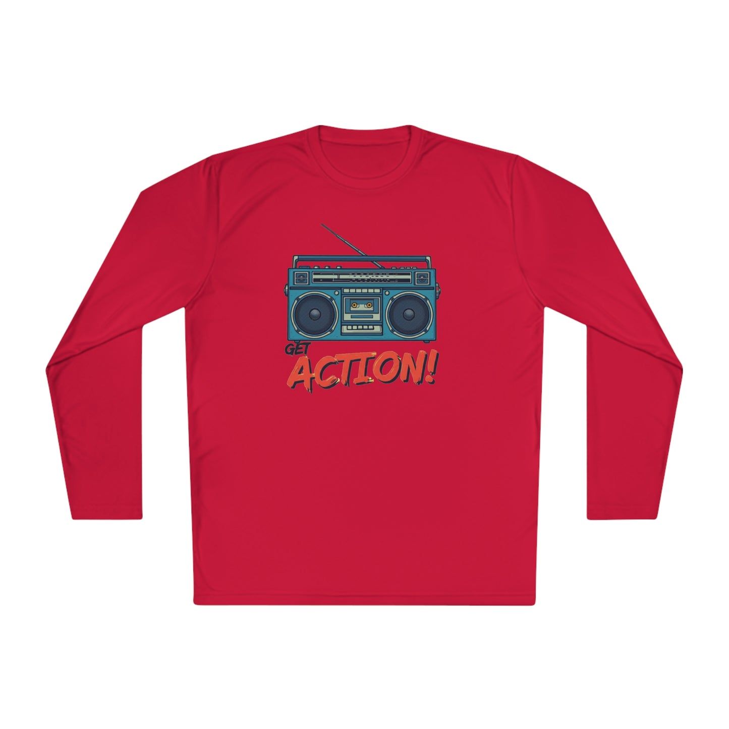 Korea -  Get action Unisex Lightweight Long Sleeve Tee  - StyleMZ