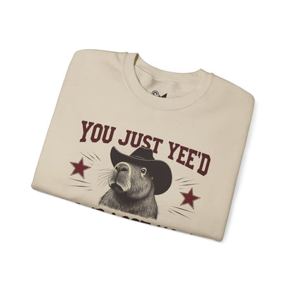 YOU JUST YEE'D YOUR LAST HAW Unisex Heavy Blend™ Crewneck Sweatshirt - StyleMZ