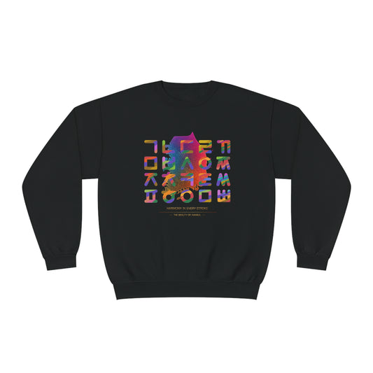 The Beauty of Hangul Unisex NuBlend® Crewneck Sweatshirt - StyleMZ - Stylemz