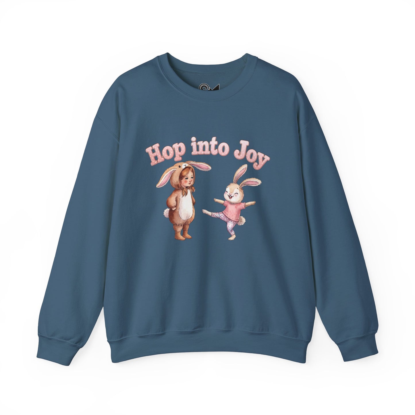 Hop Into Joy Unisex Heavy Blend™ Crewneck Sweatshirt - StyleMZ