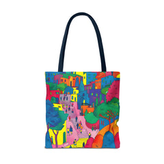 Korea -  The hillside village in Korea Tote Bag (AOP)  - StyleMZ