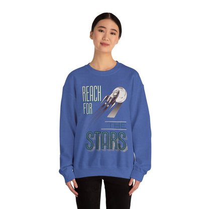 Reach for the stars Unisex Heavy Blend™ Crewneck Sweatshirt - StyleMZ