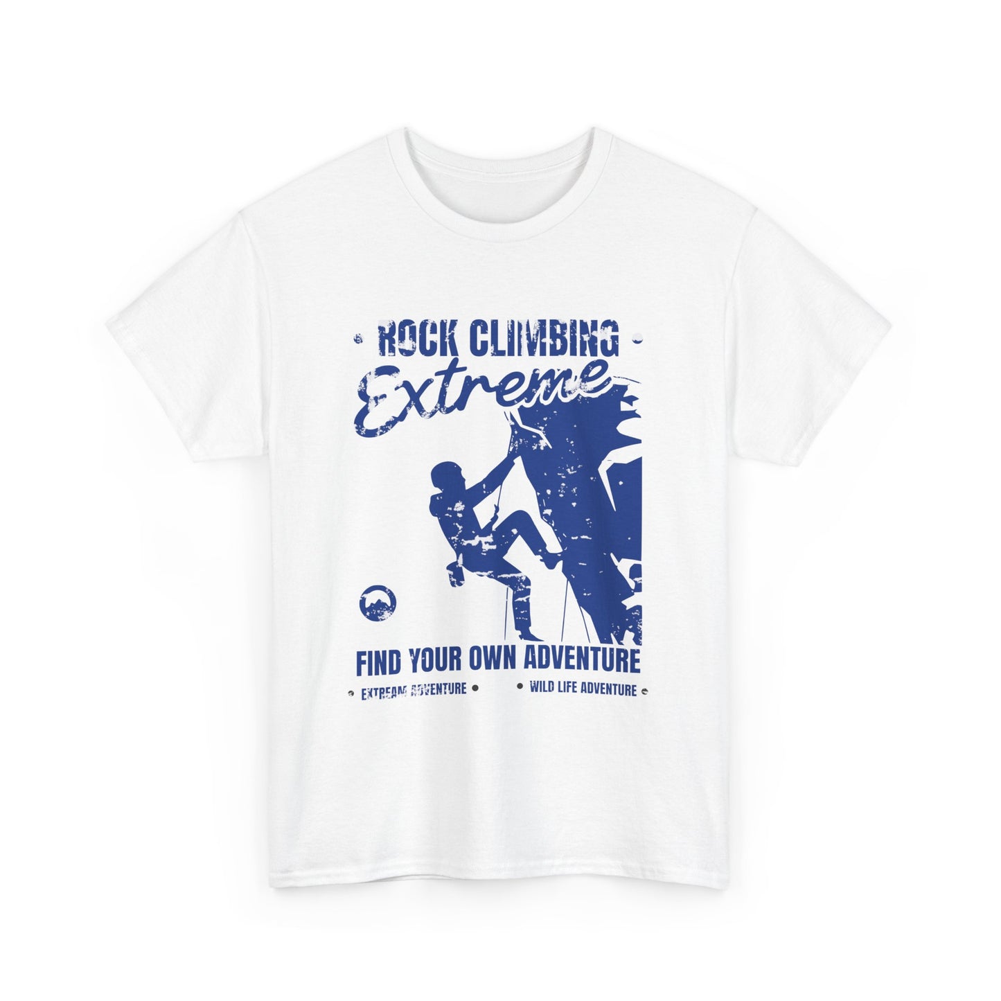 Extreme Rock Climbing Adventure Tee - Unisex Heavy Cotton Shirt