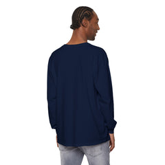 Korea -  Adventures Unisex Garment-dyed Long Sleeve T-Shirt  - StyleMZ