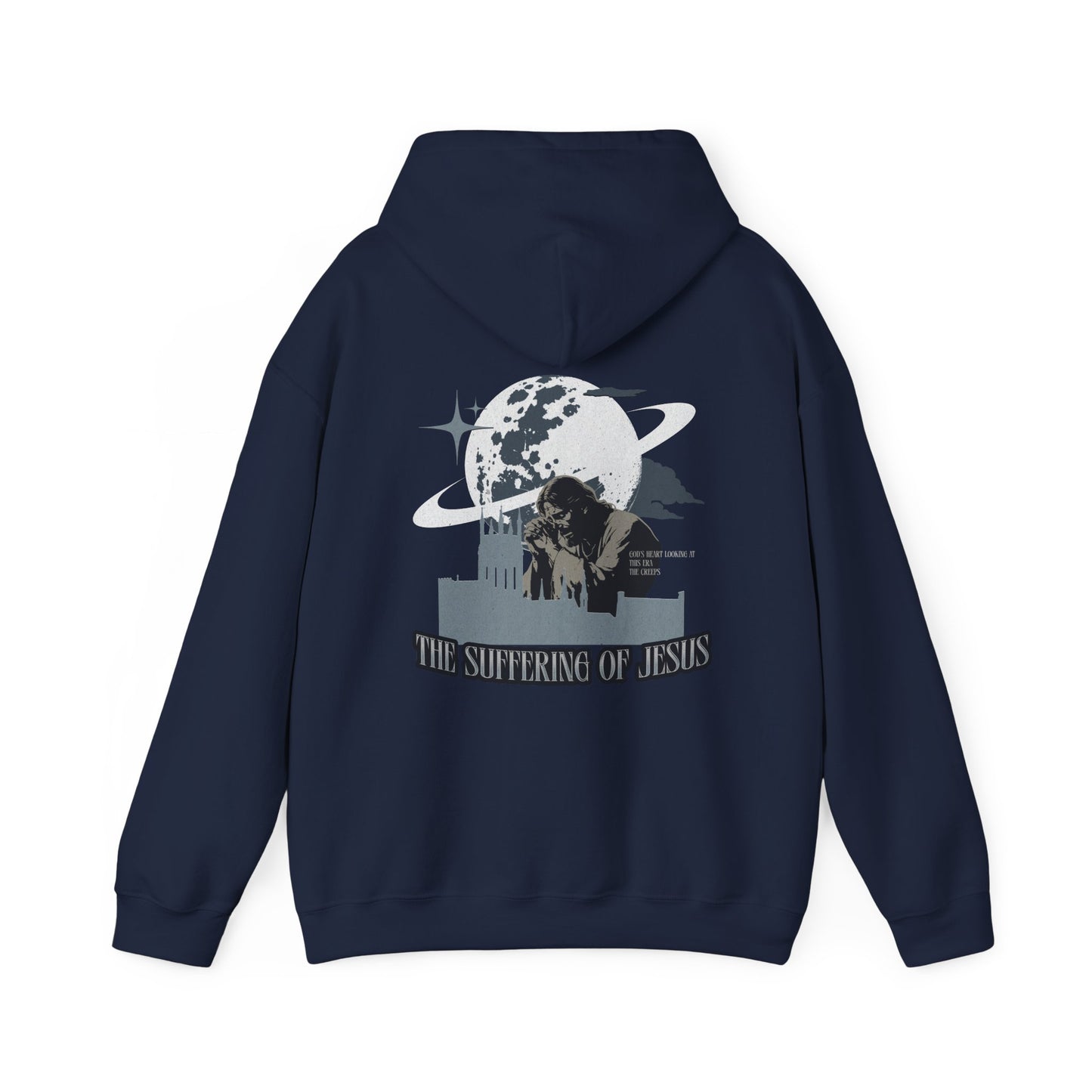 The suffering of Jesus Unisex Heavy Blend™ Hooded Sweatshirt - StyleMZ - Stylemz