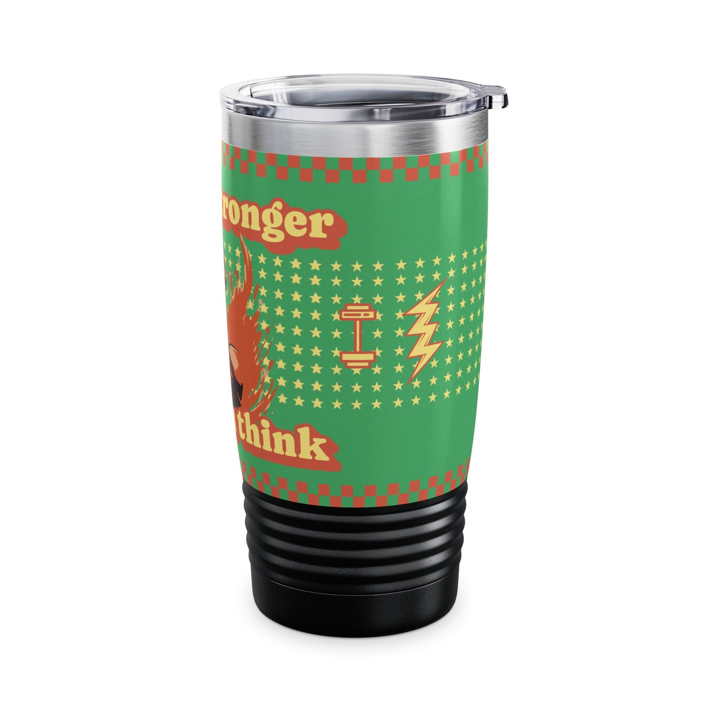 StyleMZ -  You are stronger than you think Ringneck Tumbler, 20oz  - StyleMZ