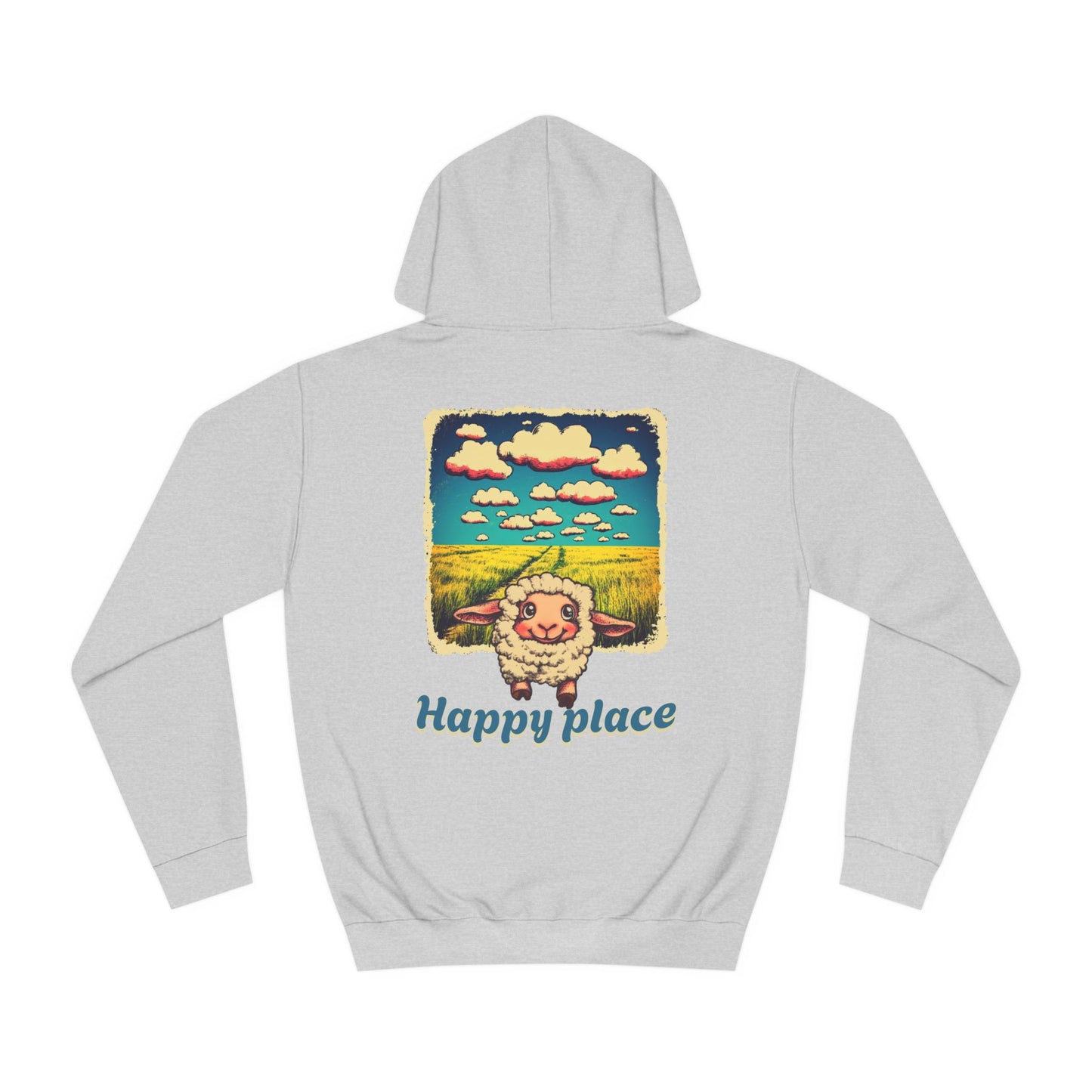 Korea -  Happy place Unisex College Hoodie  - StyleMZ