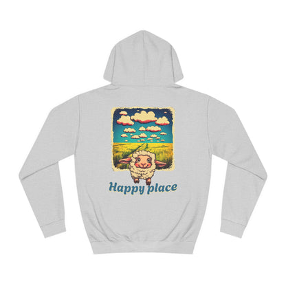 Korea -  Happy place Unisex College Hoodie  - StyleMZ