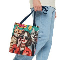 Korea -  Hi! Cats Tote Bag (AOP)  - StyleMZ