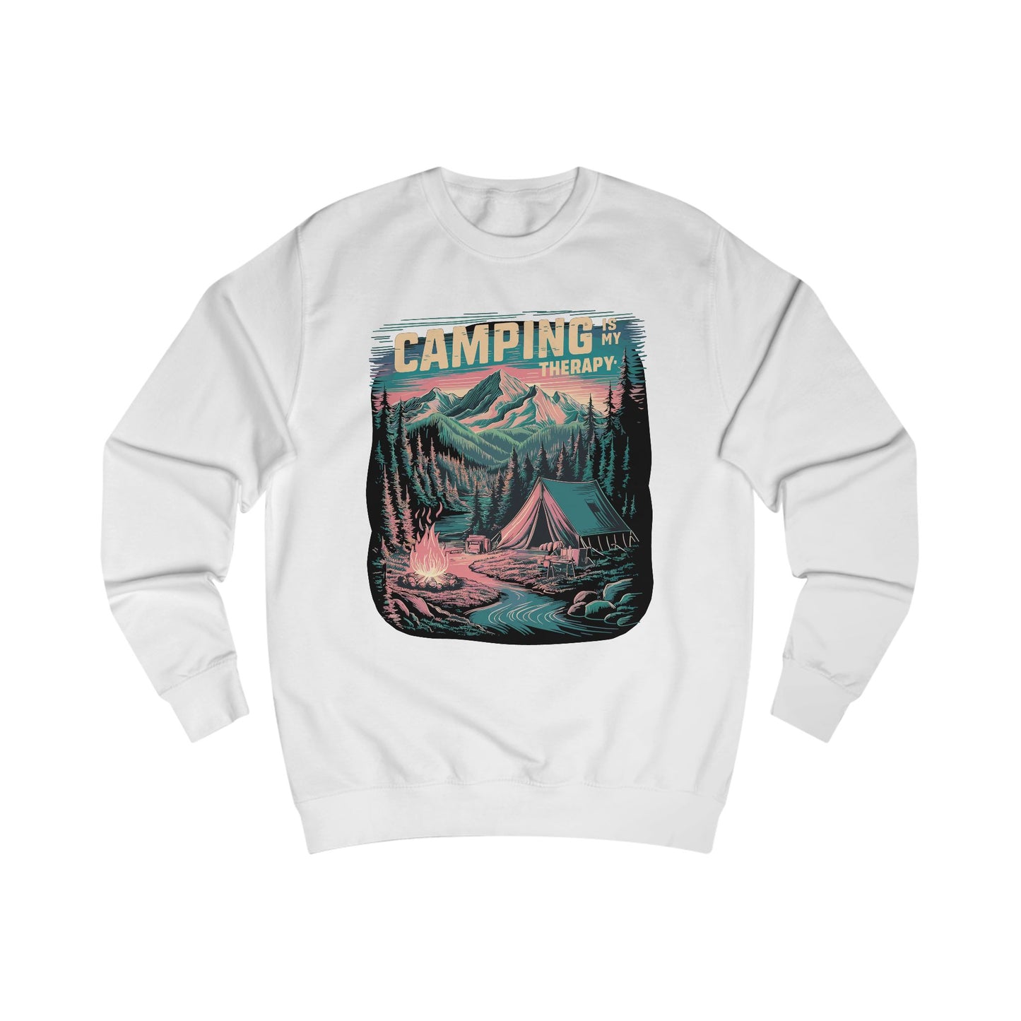 Camping is my therapy Unisex Sweatshirt - StyleMZ