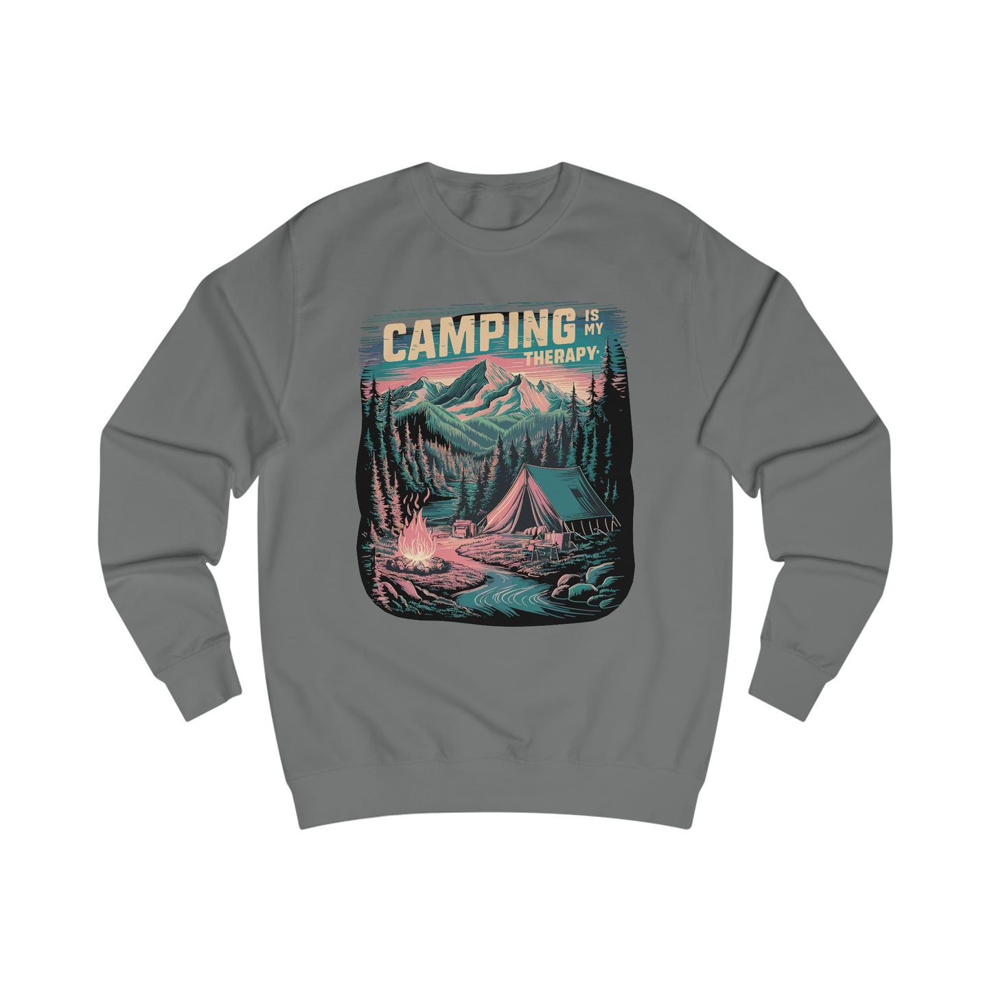 Camping is my therapy Unisex Sweatshirt - StyleMZ