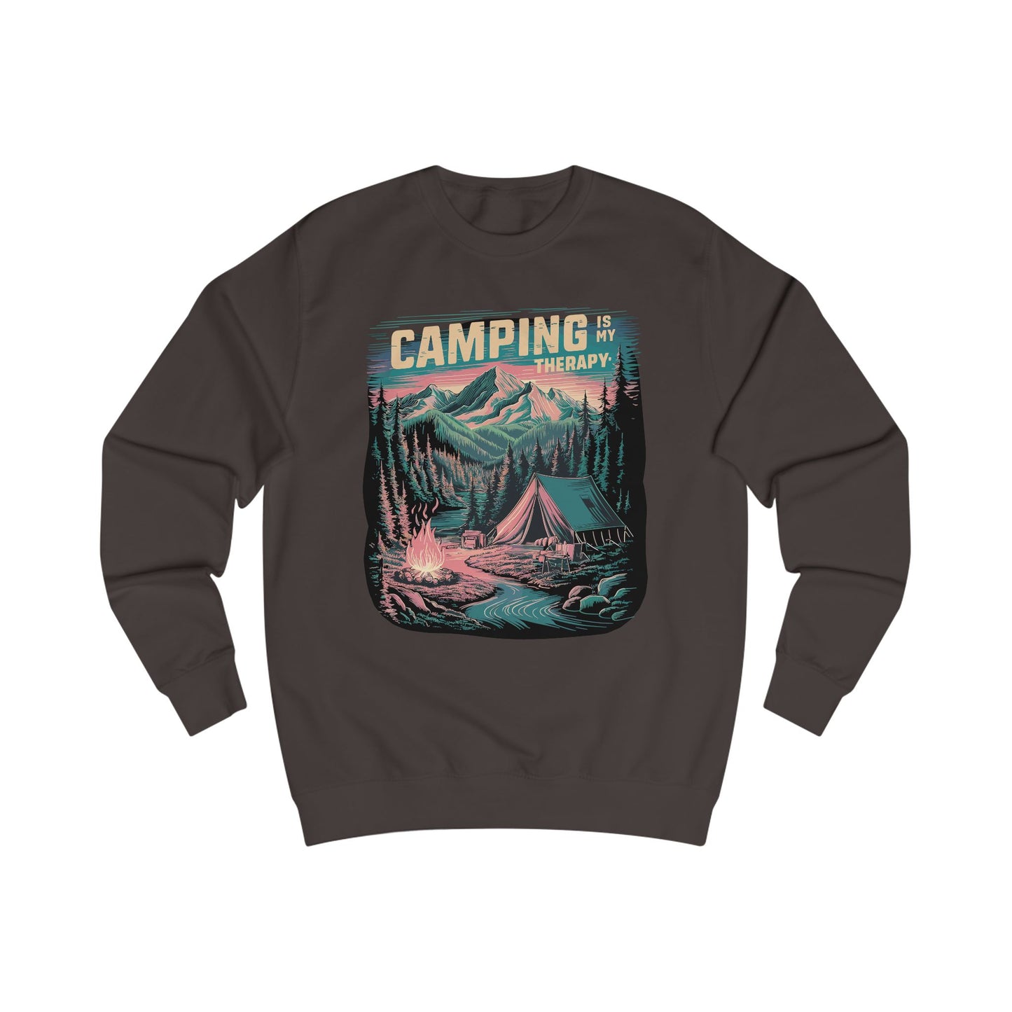 Camping is my therapy Unisex Sweatshirt - StyleMZ